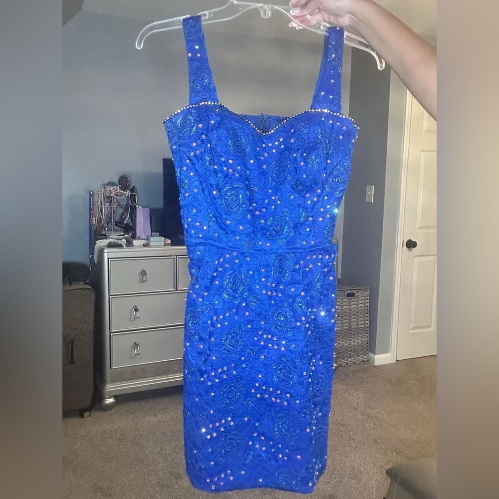 Custom blue cocktail